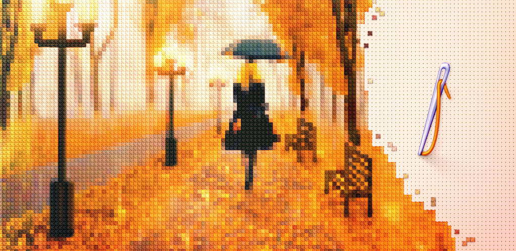 Magic Cross Stitch Free Pixel Art Game & Color by number for kids and