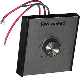 J&D Manufacturing VFT130144 Variable Speed Control, 8 Fan, 120V, 10.0 Amp, Gray