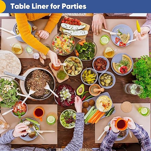 Miniatura 6 de Rollo de papel kraft marrón grande de 17.8 x 2400 pulgadas, rollo de papel para manualidades para tablón de anuncios, manualidades, embalaje, póster