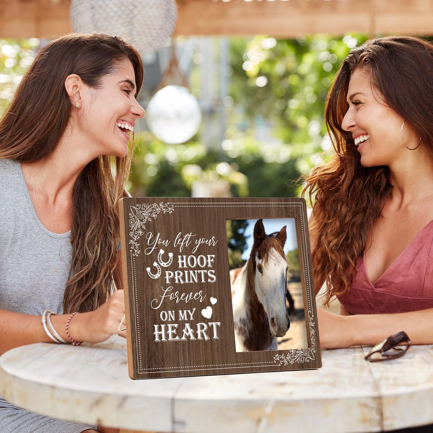 Horse Memorial Gifts, Horse Pictures Frame, Pet Memorial Photo Frame, Sympathy Gifts For Loss Of Horse, Farmhouse Home Living Room Bedroom Office Decoration -b38 - Image 5