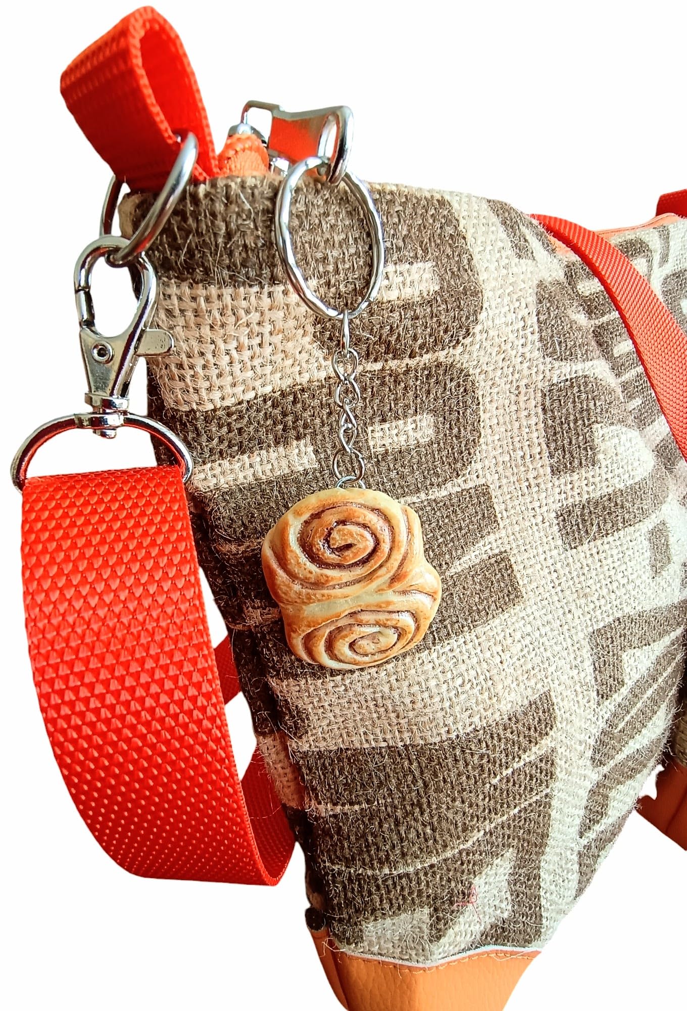 VAN DER ELV-Umhängetasche, Kuriertasche, Upcycling, Messenger Bag, immer ein Unikat, Hamburger Kaffeesasck, 100% fair, 100% nachhaltig,