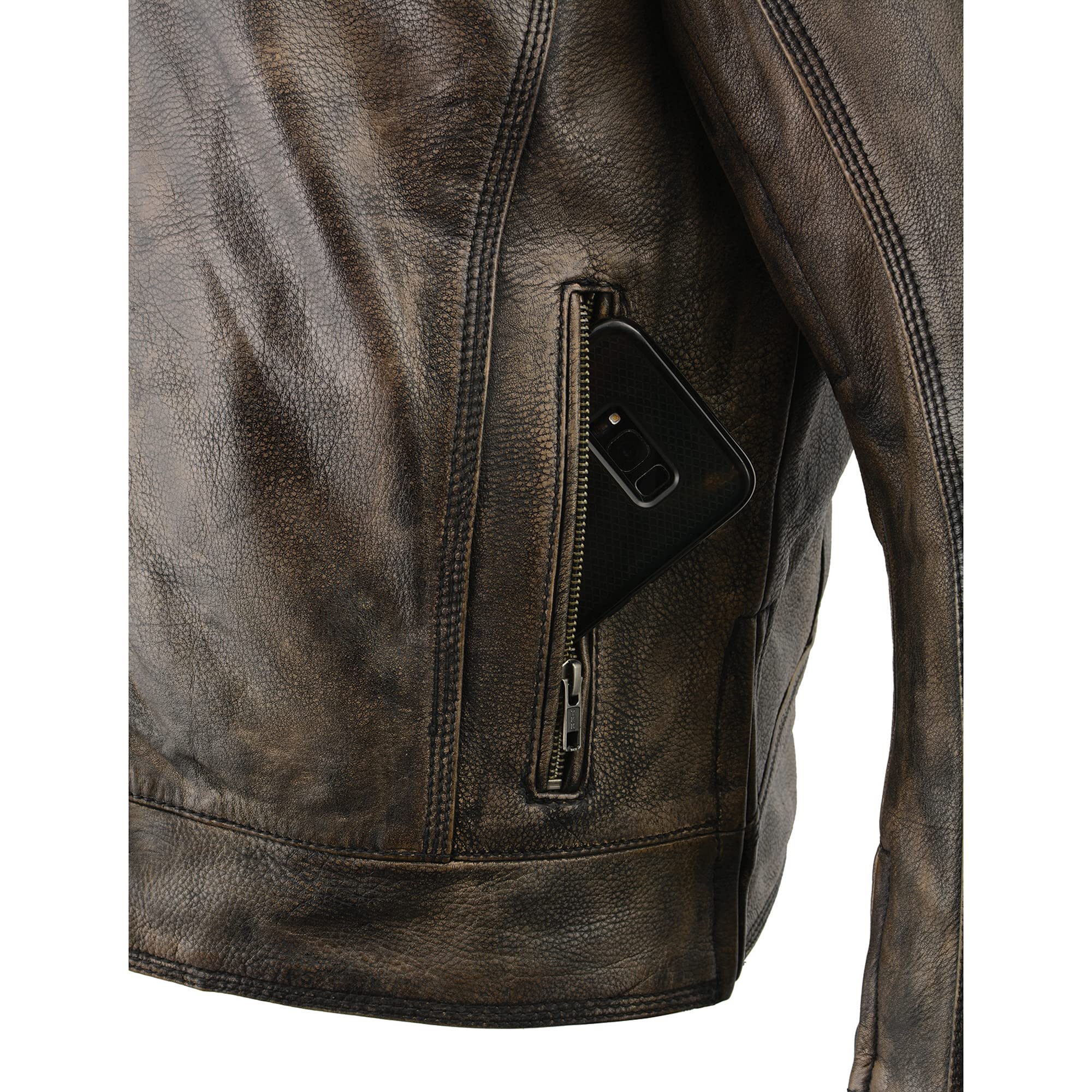 ミルウォーキー　レザー　ライダースジャケット Amazon.co.jp: ミルウォーキーレザー X-Small ブラック SFL2830
