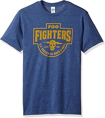 Foo Fighters Mens S.f. Valley Skull Logo Mens T-Shirts