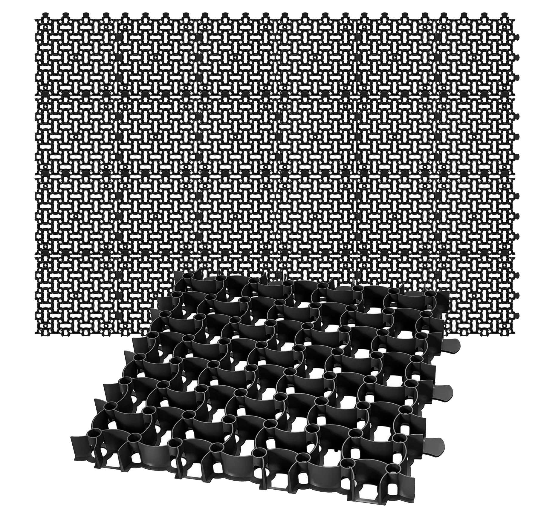 BigDean Rasengitter Paddockplatte Schwarz 50x50 cm Produktbeschreibung