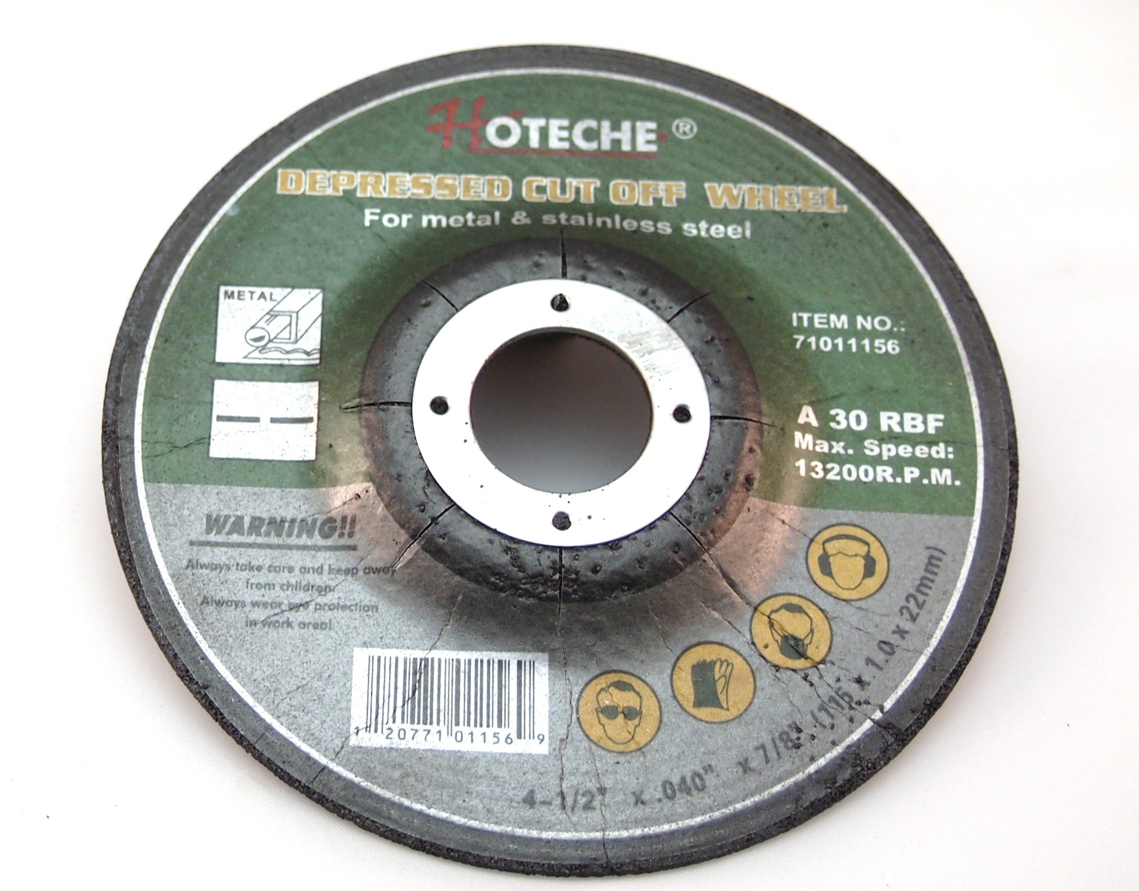 20pcs 4-1/2" x .040" x 7/8" Cut Off Wheel Cut Metal & Stainless Steel, Type 27