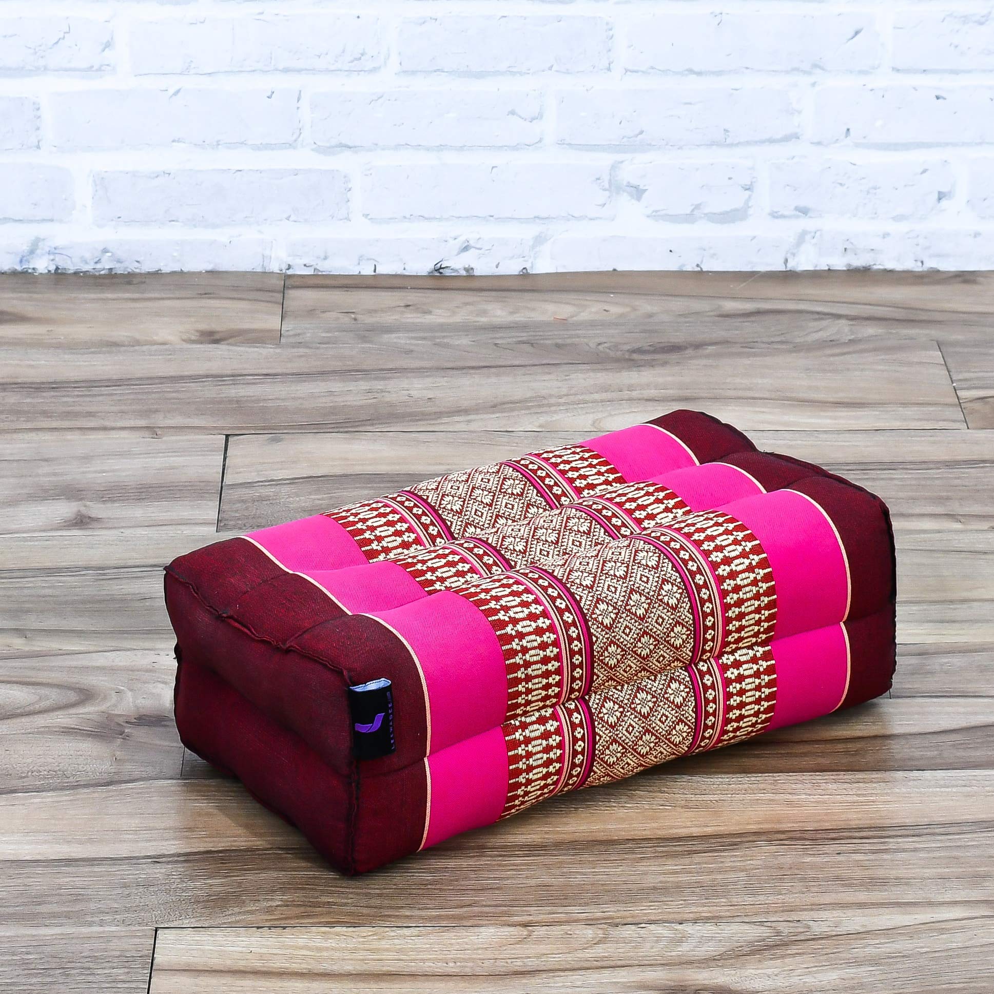 Leewadee Yoga Block Kissen - Kapok Stützkissen für Yoga, Meditation & Entspannung