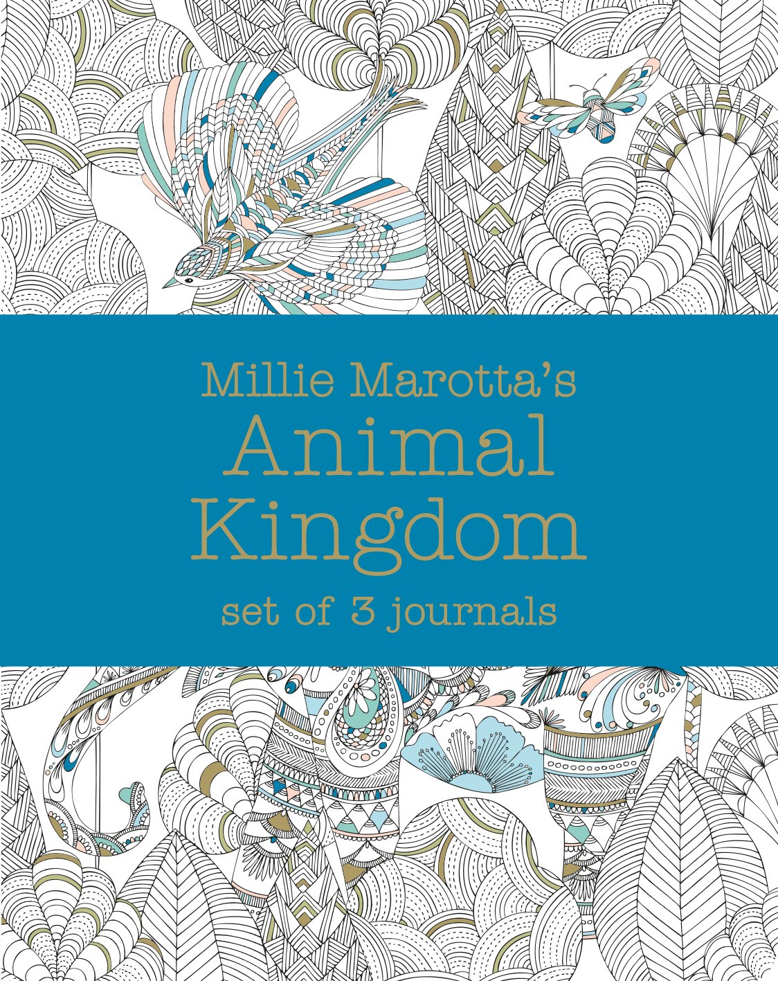 Millie Marotta's Animal Kingdom – journal set: 3 notebooks: 8