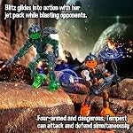 Zing Klikbot Complete Set – 4 Poseable Translucent Action Figures with Weapons & Accessories, Series 3 Guardians, Stop Motion Animation Toy for Kids Ages 6+