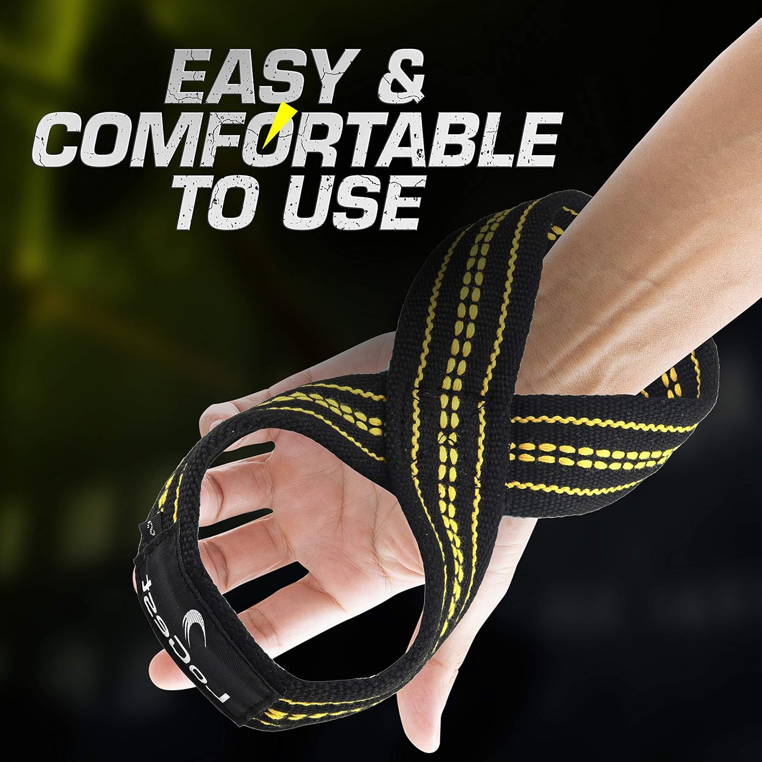 Tiiyee Deadlift Straps – Figur-8-Handgelenkschutz Für Mehr Kraft