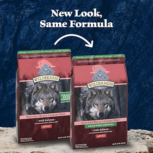 Miniatura 3 de Blue Buffalo Wilderness Adult High-Protein Dry Dog Food with Real Salmon, Grain-Free, Made in the USA with Natural Ingredients, Salmon, 24-lb Bag