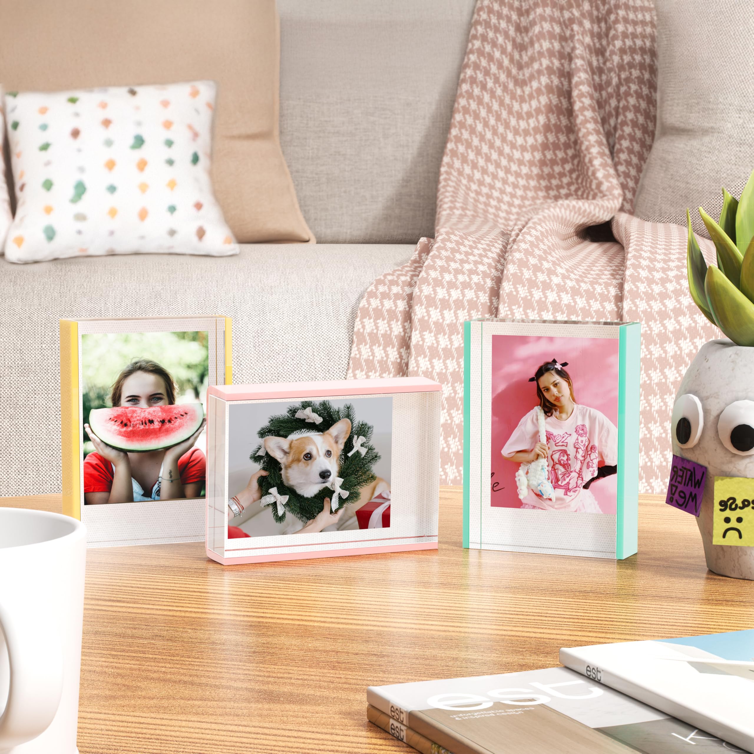 Amazon.co.jp: WINKINE Instaxフレーム、ポラロイド写真フレーム、富士