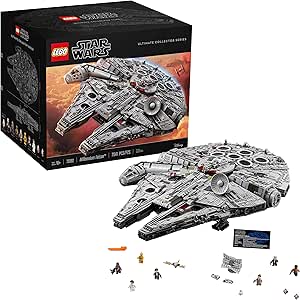LEGO Star Wars Ultimate Millennium Falcon 75192 - Expert Building Set and Starship Model Kit, Movie Collectible, Featuring Classic Figures and Han Solo's Iconic Ship, Best Gift for Adults