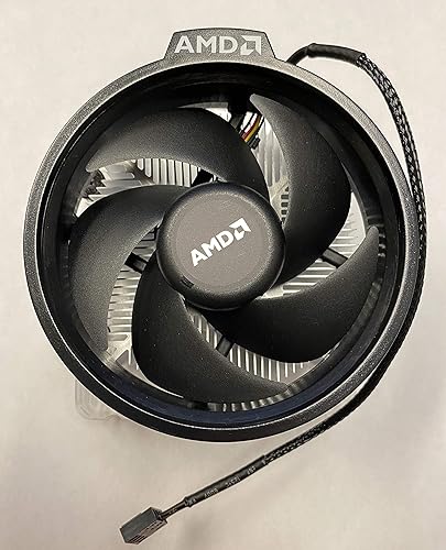 AMD Wraith Spire Socket AM4 - Conector de 4 pines, disipador de calor de aluminio y ventilador de 3.81 pulgadas