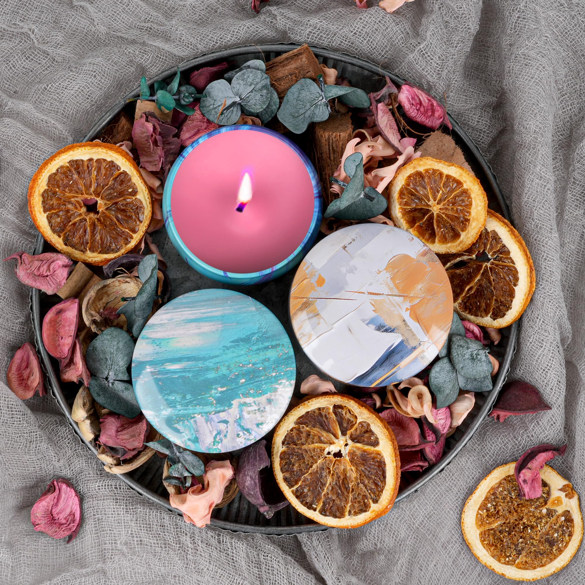 Mocoli Kit De Fabrication De Bougies, DIY Kit Bougie Appropriés Avec Plaque Chauffante Electronique Diy Bougies Coffret Cadeau De Noel Diy Bougies Appropries Pour Debutants