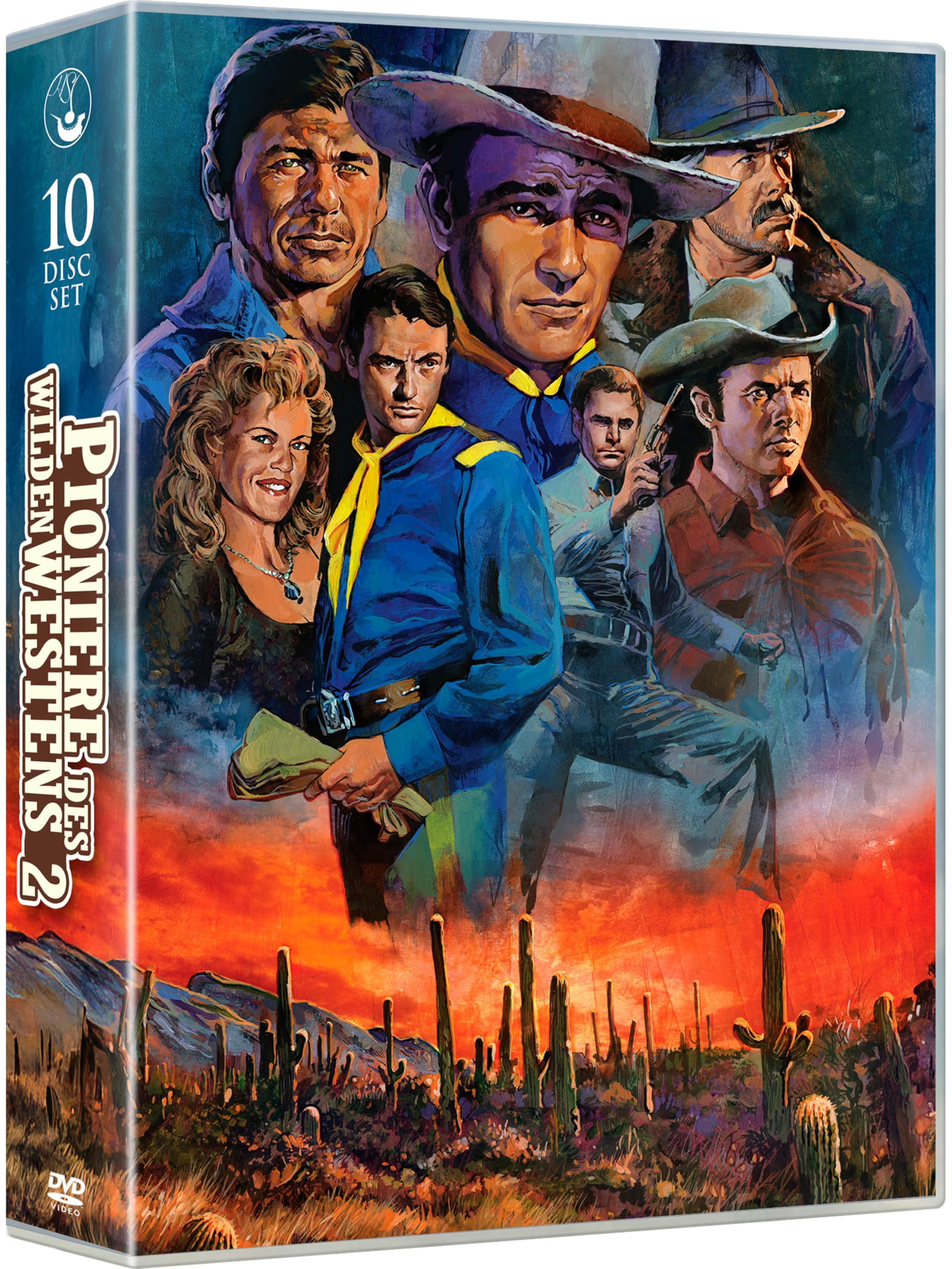 Western Filme Box - Pioniere des Wilden Westen Teil 2 (10 Filmklassiker auf 10 DVDs) Die ultimative Western-Sammlung - So war der Wilde Westen (Collectors Edition)