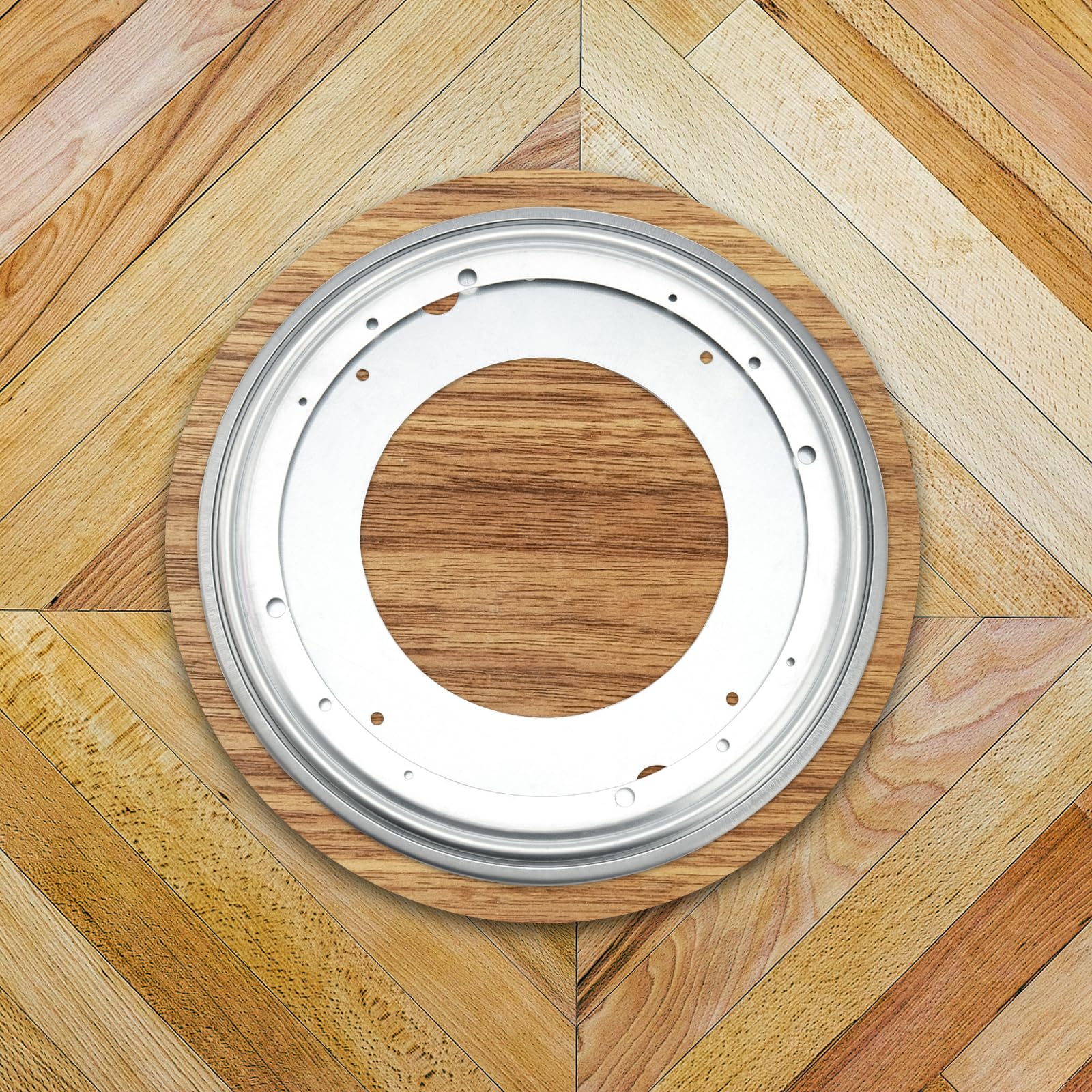 3 piezas de accesorios Lazy Susan de 12 pulgadas, placa giratoria de 360 grados, base giratoria redonda giratoria para mesa giratoria, funda de libros, bandeja de servir, capacidad de carga de 7
