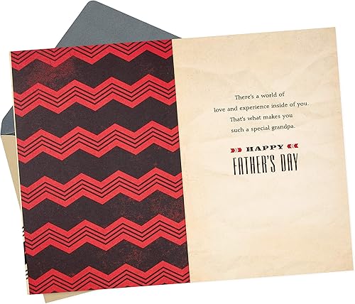 Miniatura 2 de HallmarkTarjeta de felicitación del día del padre Tarjeta de felicitación para Nieto (Que bendición eres), Disney Mickey Mouse