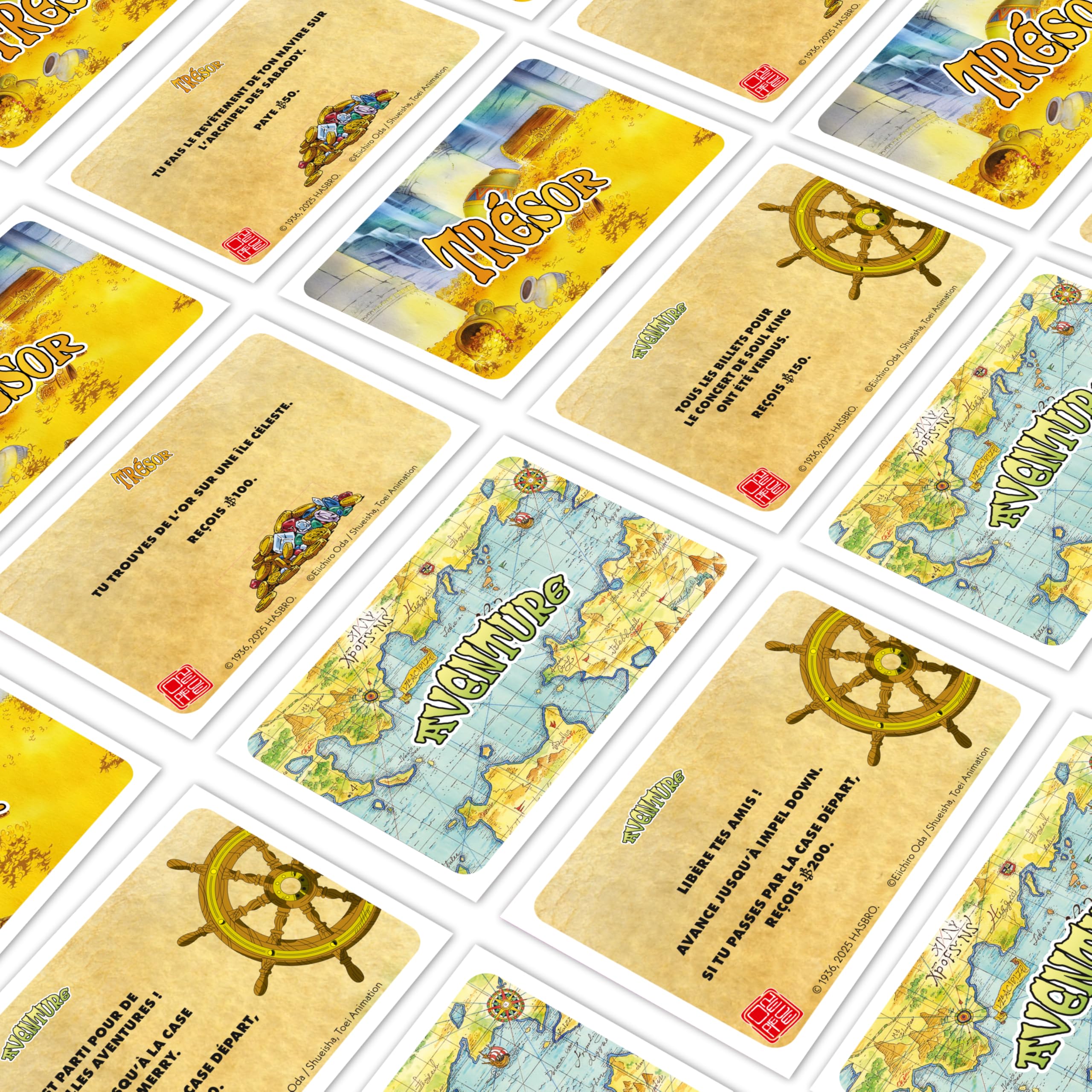 Winning Moves Monopoly One Piece in francese Gioco da tavolo per i fan fin da 12 Anni strategia Gestione finanziaria e intrattenimento accattivante