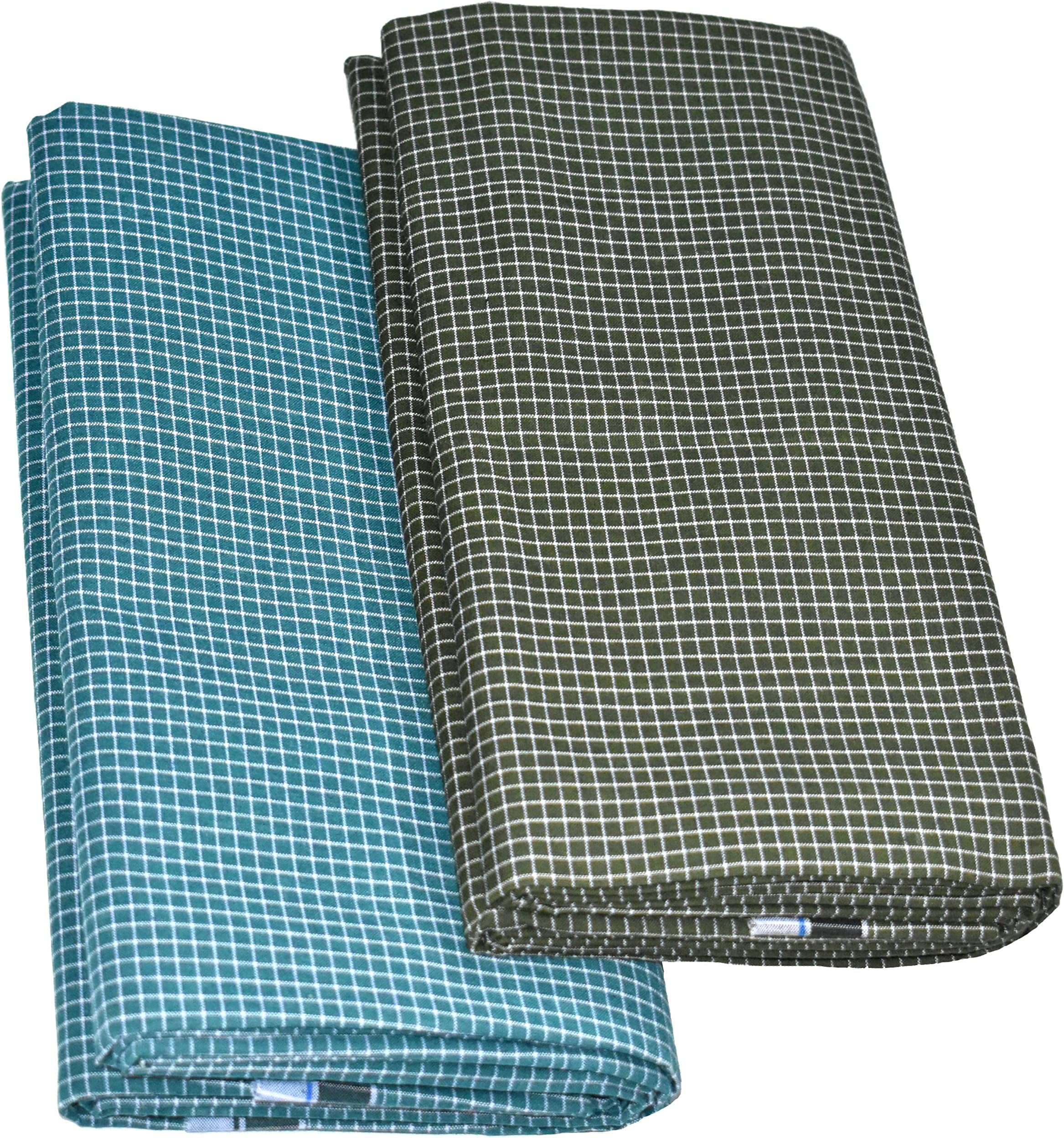 TUNI MANIMen's Cotton Lungi/Stitched/Mini Checked/Length 2.10m (Pack of 2)