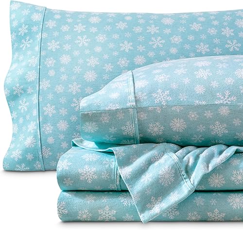 Miniatura 23 de Bare Home - Juego de sábanas de franela de doble cepillado para mayor suavidad y comodidad, 100 % algodón, aterciopelado, suave, pesado, bolsillo 08