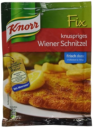 Knorr Fijar el escalope de Wiener crujiente (knuspriges Wiener-Schnitzel) (paquete de 4)