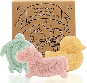 Kids Konjac Bath Time Sponges III