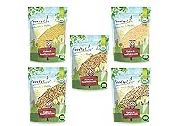 Vista 2 de Granos orgánicos en una caja de regalo: semillas de amaranto, cebada descascarada, granos de trigo sarraceno, bayas de centeno y semillas de mijo