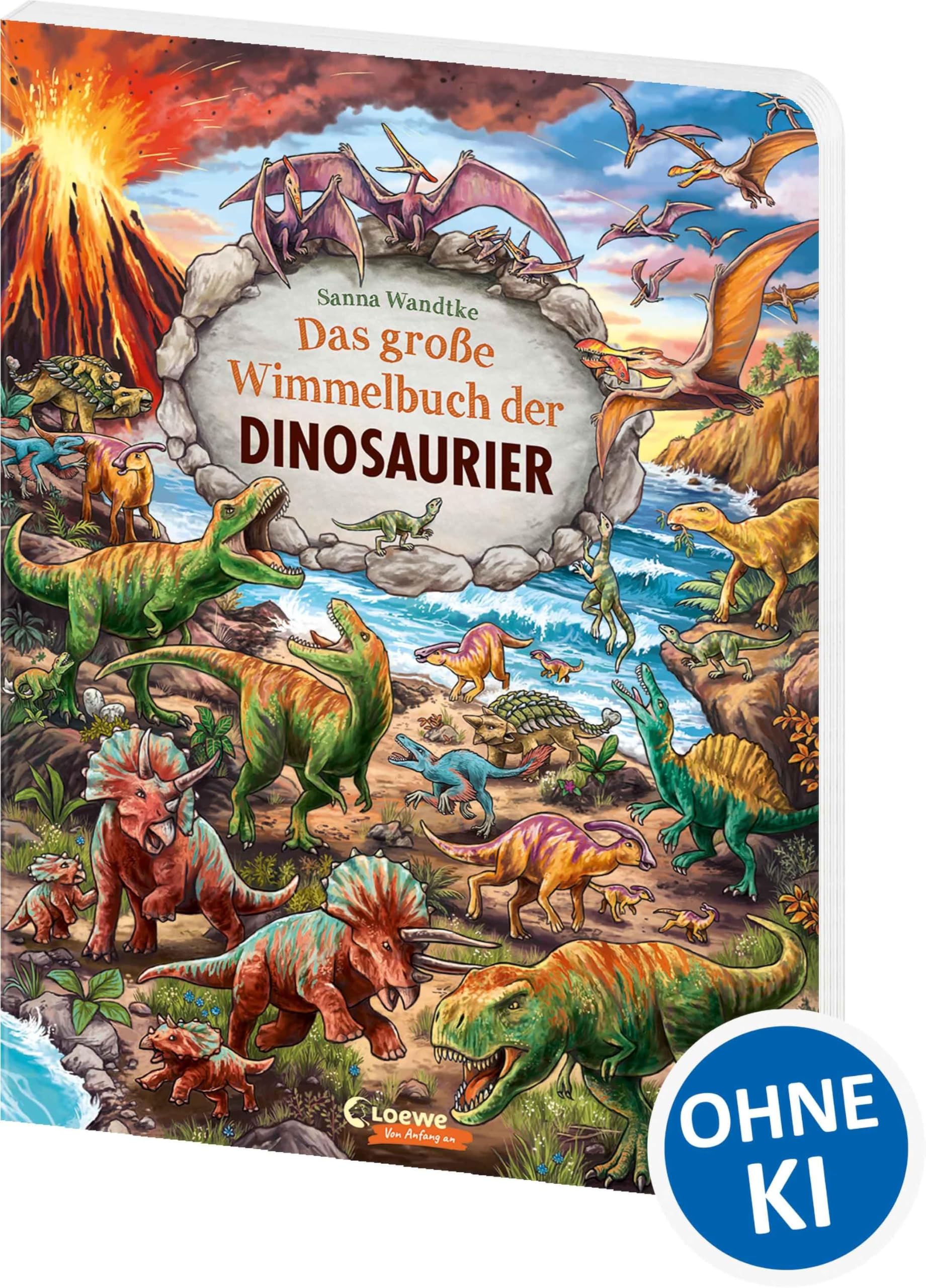 Das große Wimmelbuch der Dinosaurier: Die Urzeitgiganten in