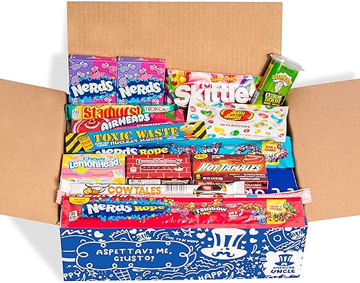 American Uncle caramelle americane box - Mistery box dolci americani da 15 prodotti a sorpresa - idea regalo last minute