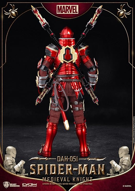 Beast Kingdom Medieval Knight Spider-Man DAH-051 Dynamic 8-ction Figure