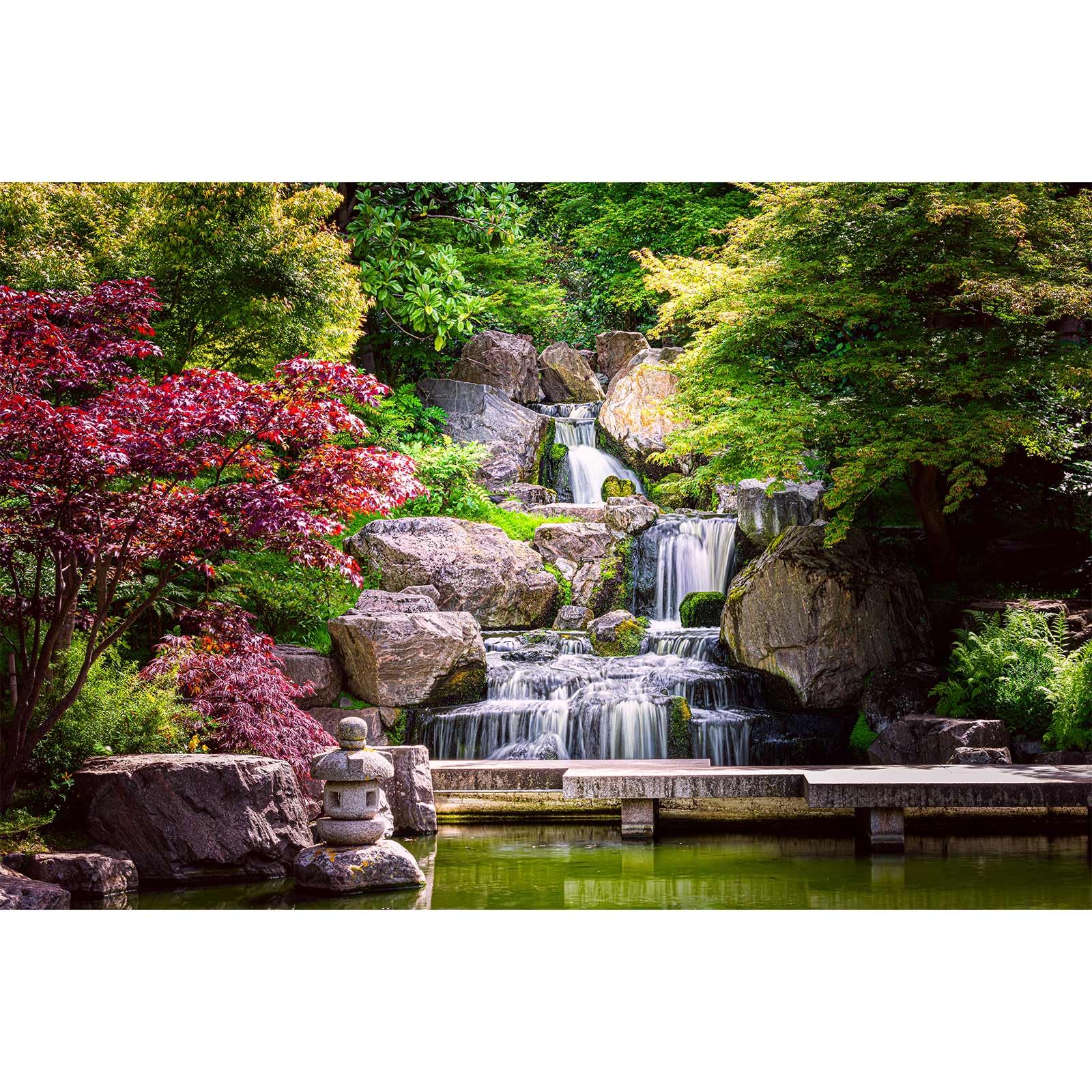 Waterfall Aquarium Background Kyoto Garden Style Terrarium Background Forest Huge Rocks Fish Tank Background Falls Stream River Aquarium Backdrop