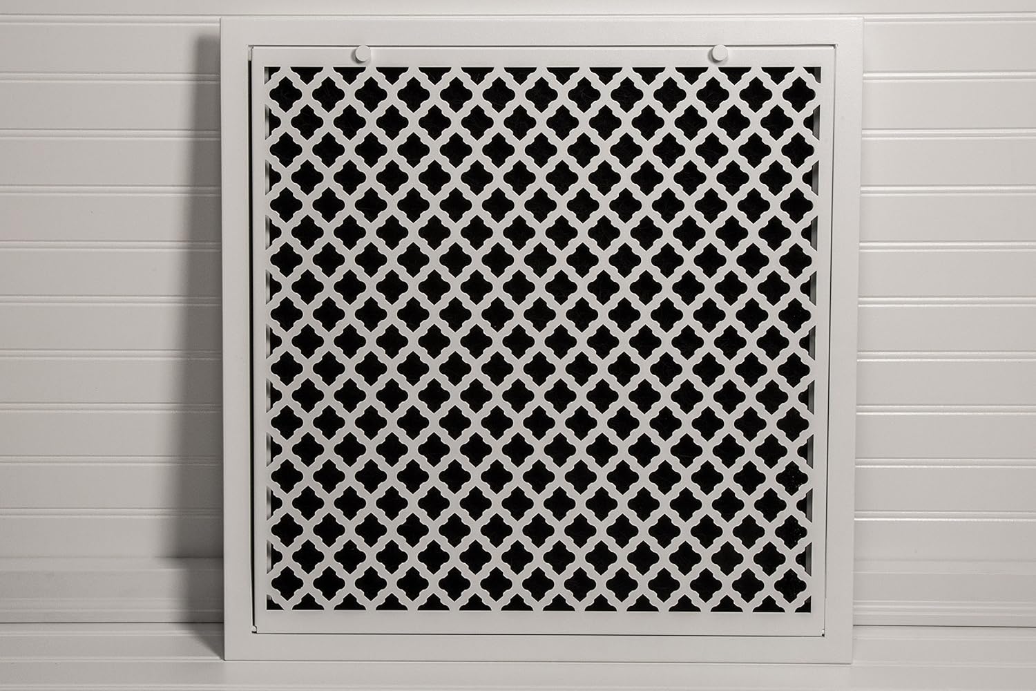 Flаѕh Sаlе SteelCrest BTU20X20FFWH Bronze Series Designer Filter Return Vent with Hinged Door, White