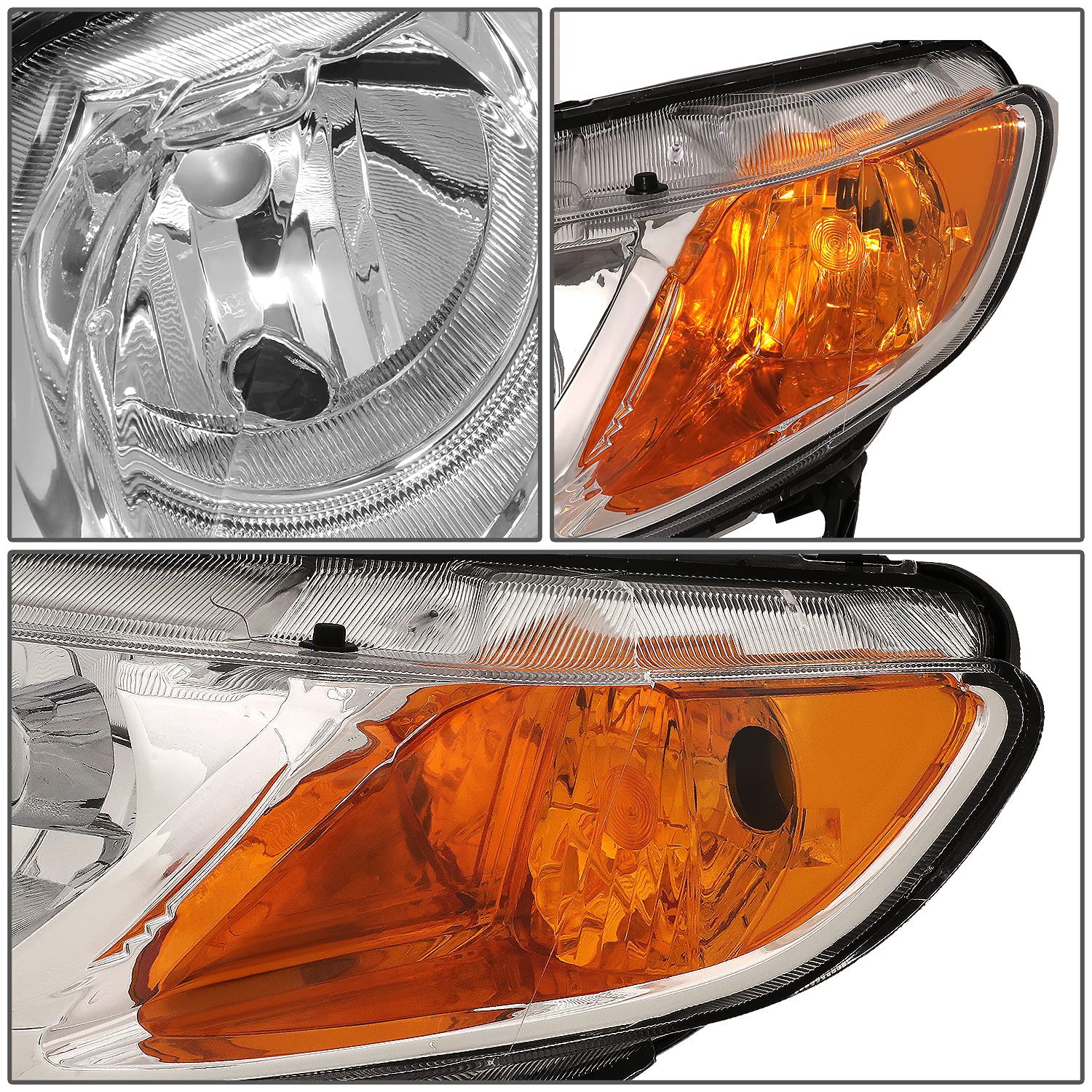 Conjunto De Faros Delanteros Compatibles Con Honda Civic Sedan 06-11