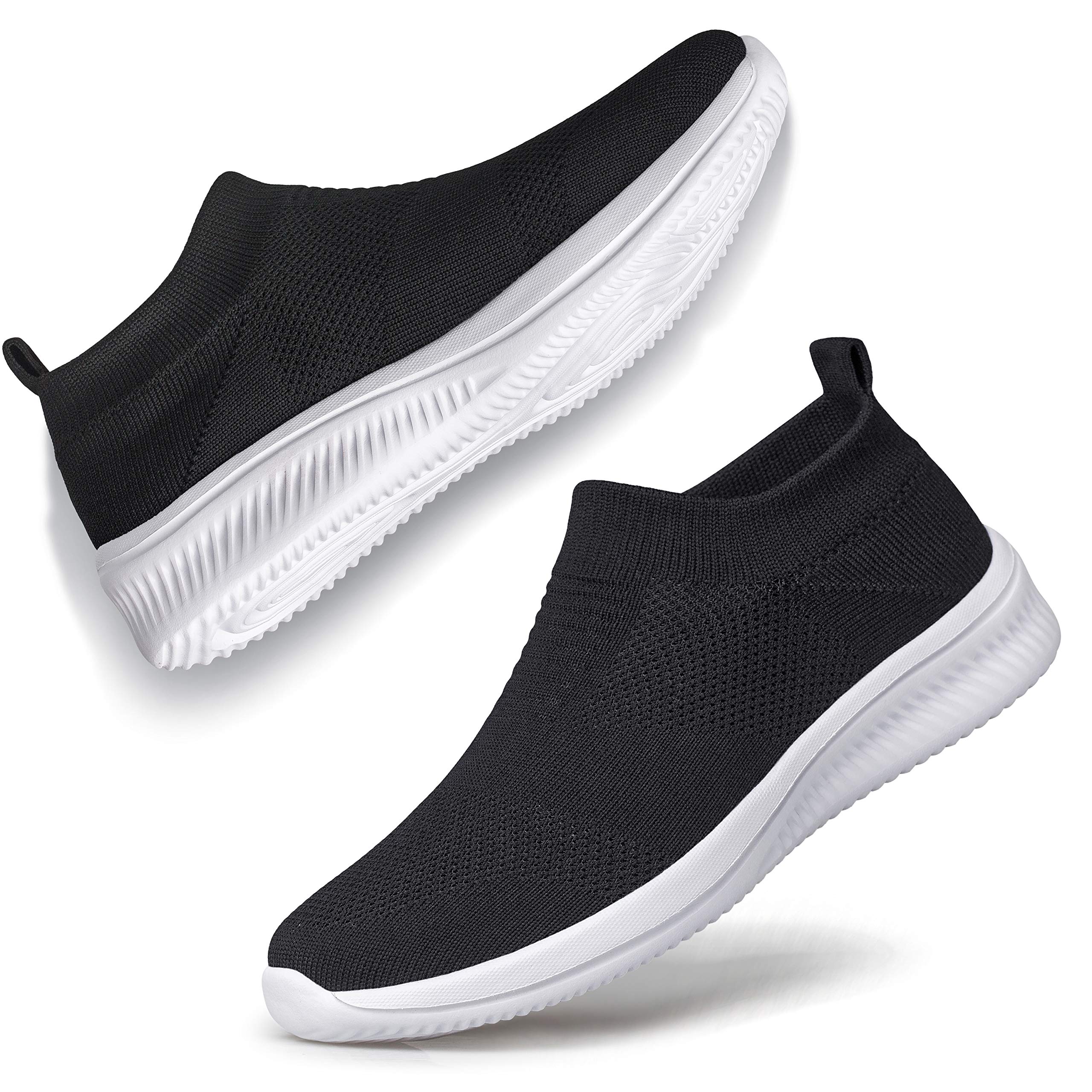 vibdiv Pull-on Shoes Women Sock Sneakers Walking Jogging Yoga Casual Lightweight Indoor Outdoor