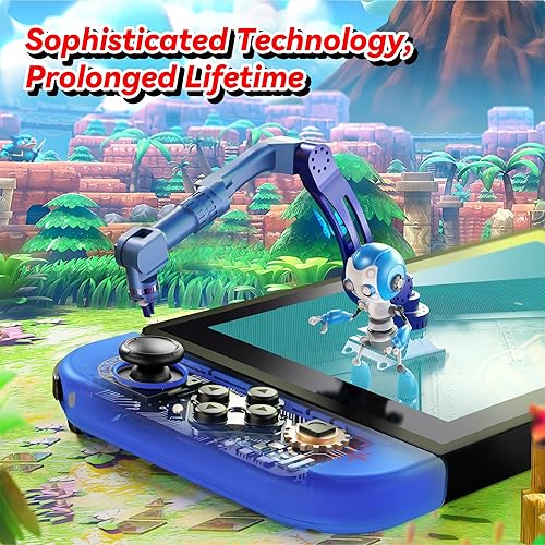 Miniatura 2 de usergaing Joy Contras para Switch Nintendo, Switch Joycons compatible con Nintendo SwitchSwitch OLEDLite, controlador Joy-Pad compatible con función