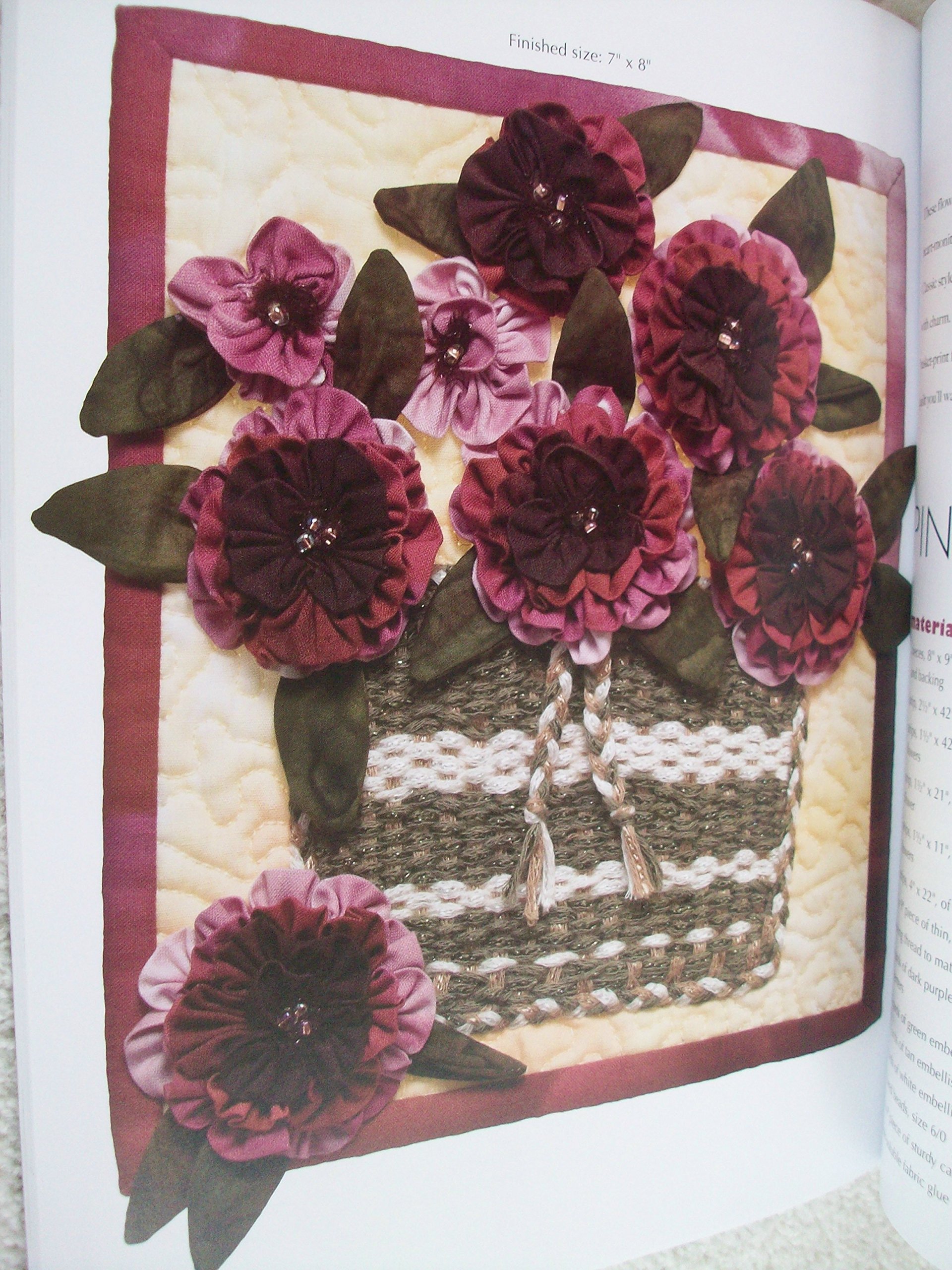 More Fabulous Flowers: Mini-Quilts in Dimensional Applique - Image 3