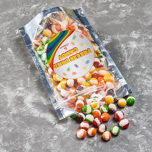 Miniatura 3 de Lollynuts Caramelos liofilizados sabor original, dulces dulces y crujientes para aperitivos y fiestas, sabores variados de frutas, 6 onzas