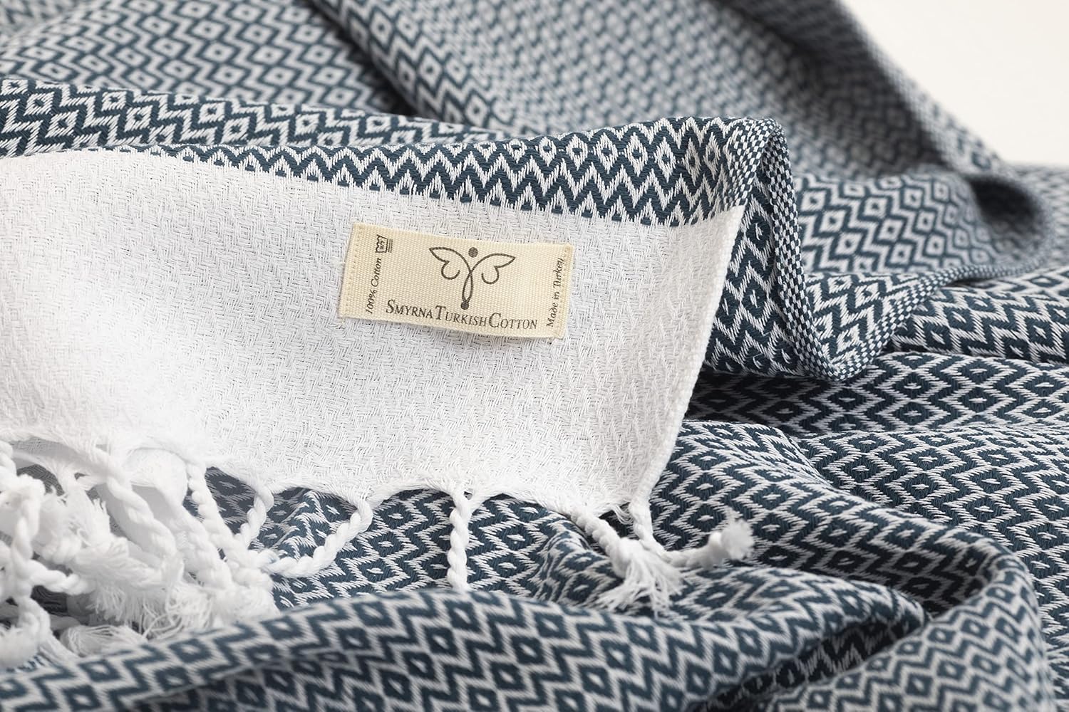 SMYRNA TURKISH COTTON Original Series Beach Towel 180 x 90cm 100