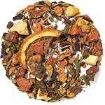 DAVIDsTEA Blood Orange Boost Tea – Loose Leaf Tea Blend with Blood Orange, Rosemary & GABA Green Tea – Low Caffeine – 50g Iconic Tin – Bright, Focused & Citrus Herbal Energizer