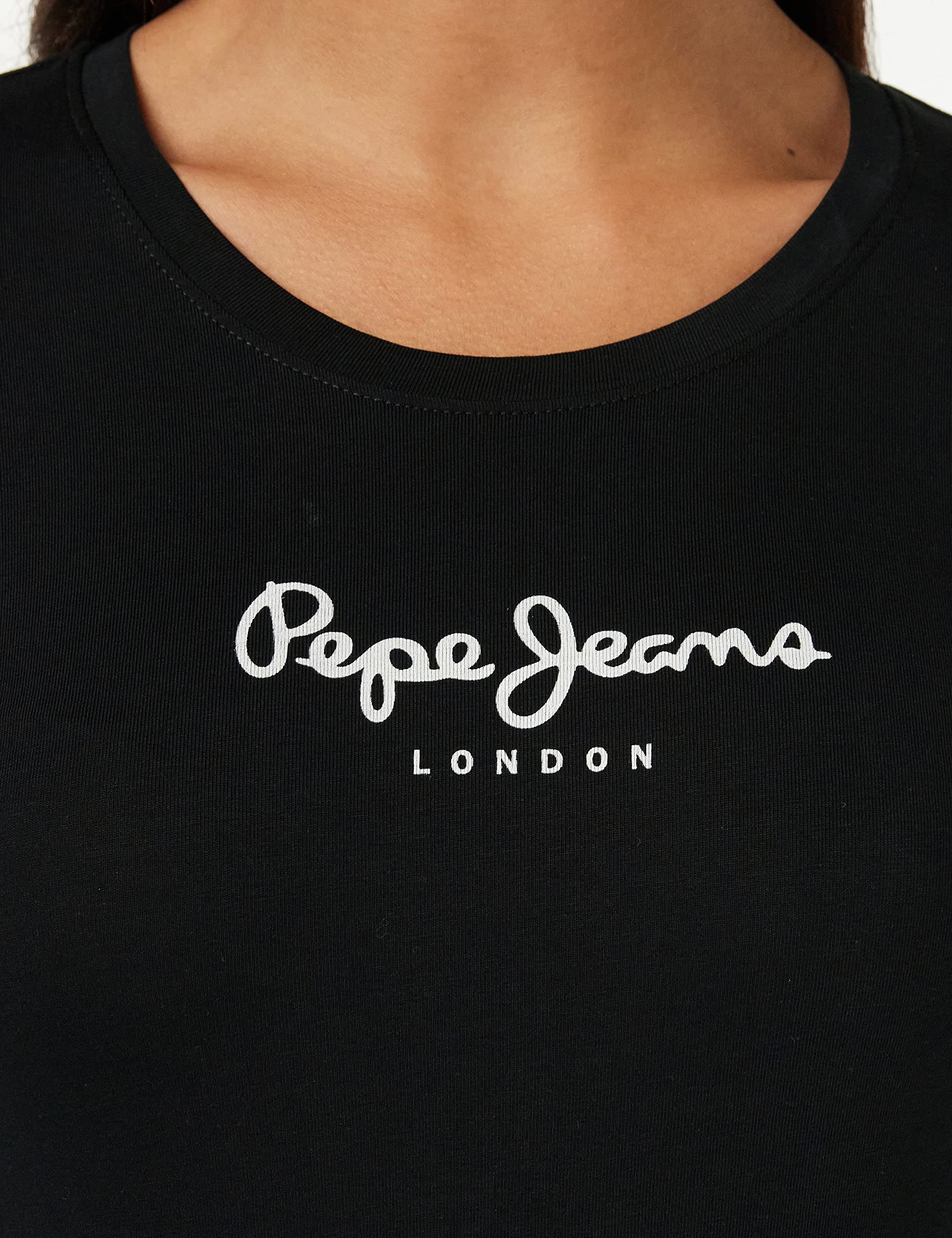 Pepe Jeans New Virginia Maglietta per Donna Slim Fit Maniche Lunghe