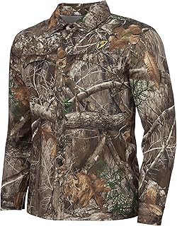 Scent Blocker Shield Series Angatec Long Sleeve Snap Shirt, Hunting Clothes for Men