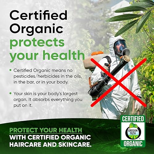 Miniatura 7 de Barras de champú orgánicas certificadas, paquete de 3, para cabello seco a normal, hechas con moringa, romero y aloe nutritiva para el cabello,