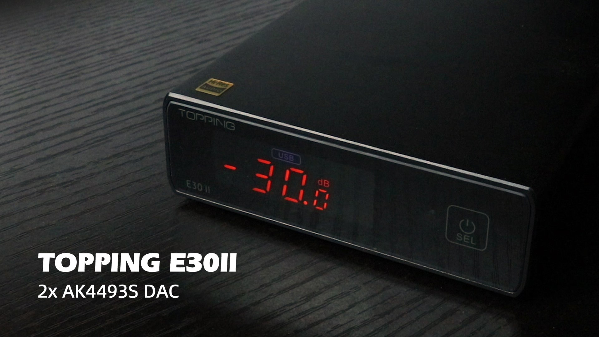 TOPPING E30 II DAC Hi-Res Noir – Double AK4493S, XMOS XU208, PCM 32bit/768kHz, DSD512 – Convertisseur USB/Optique/Coaxial Avec Préampli Et Télécommande