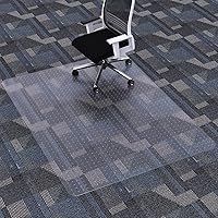 Vista 10 de FuturHydro Tapete para silla para suelo de madera dura, 30 x 48 pulgadas, transparente, antideslizante, tapete para silla de escritorio, fácil