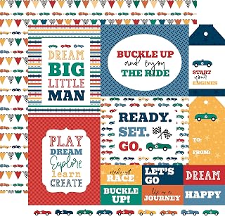Vroom!: Multi Journaling Cards 12x12 패턴 용지