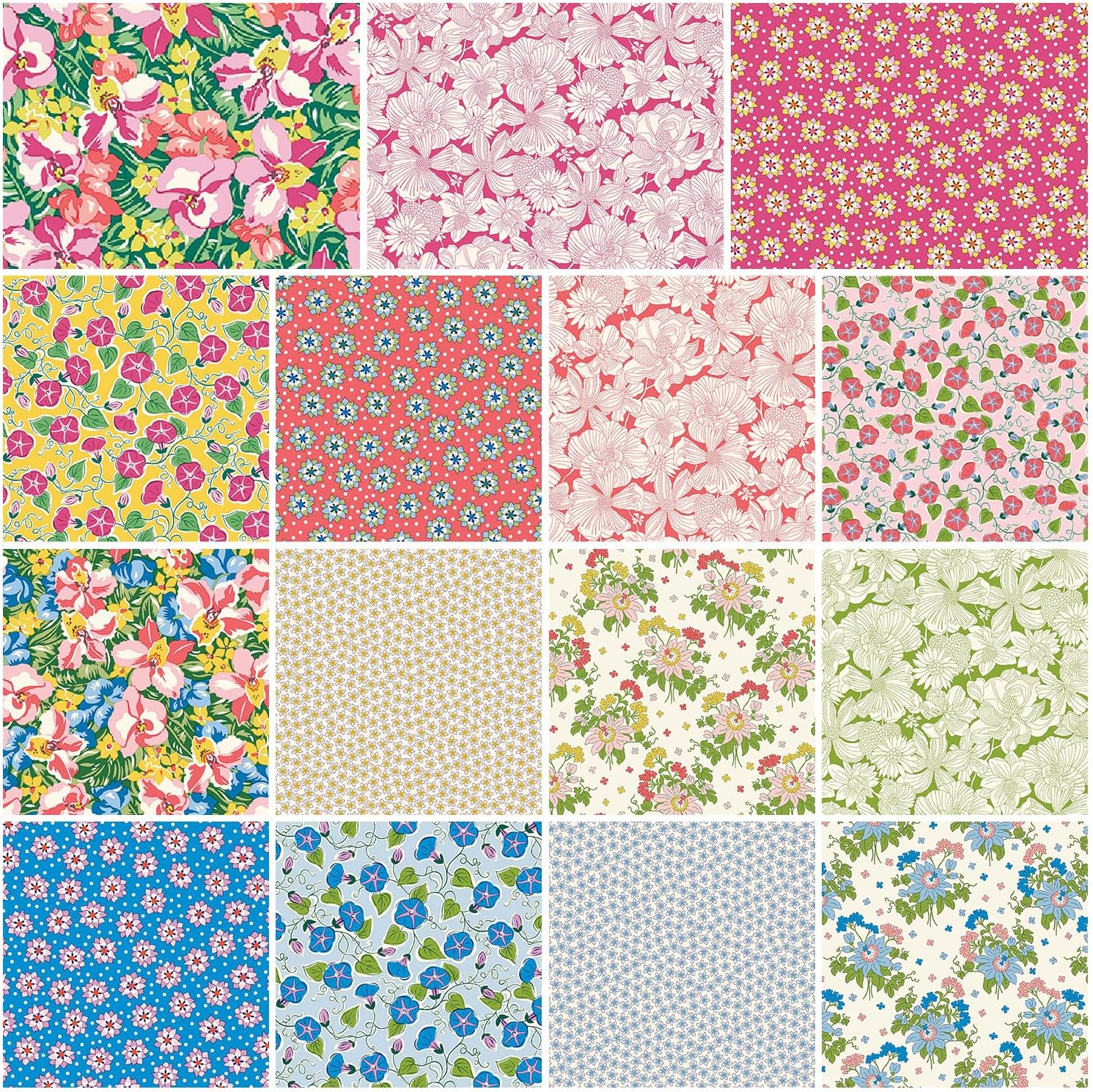 Postcard from Paradise Fat Quarter Bundle (15 Pieces) by Liberty Fabrics for Riley Blake Designs