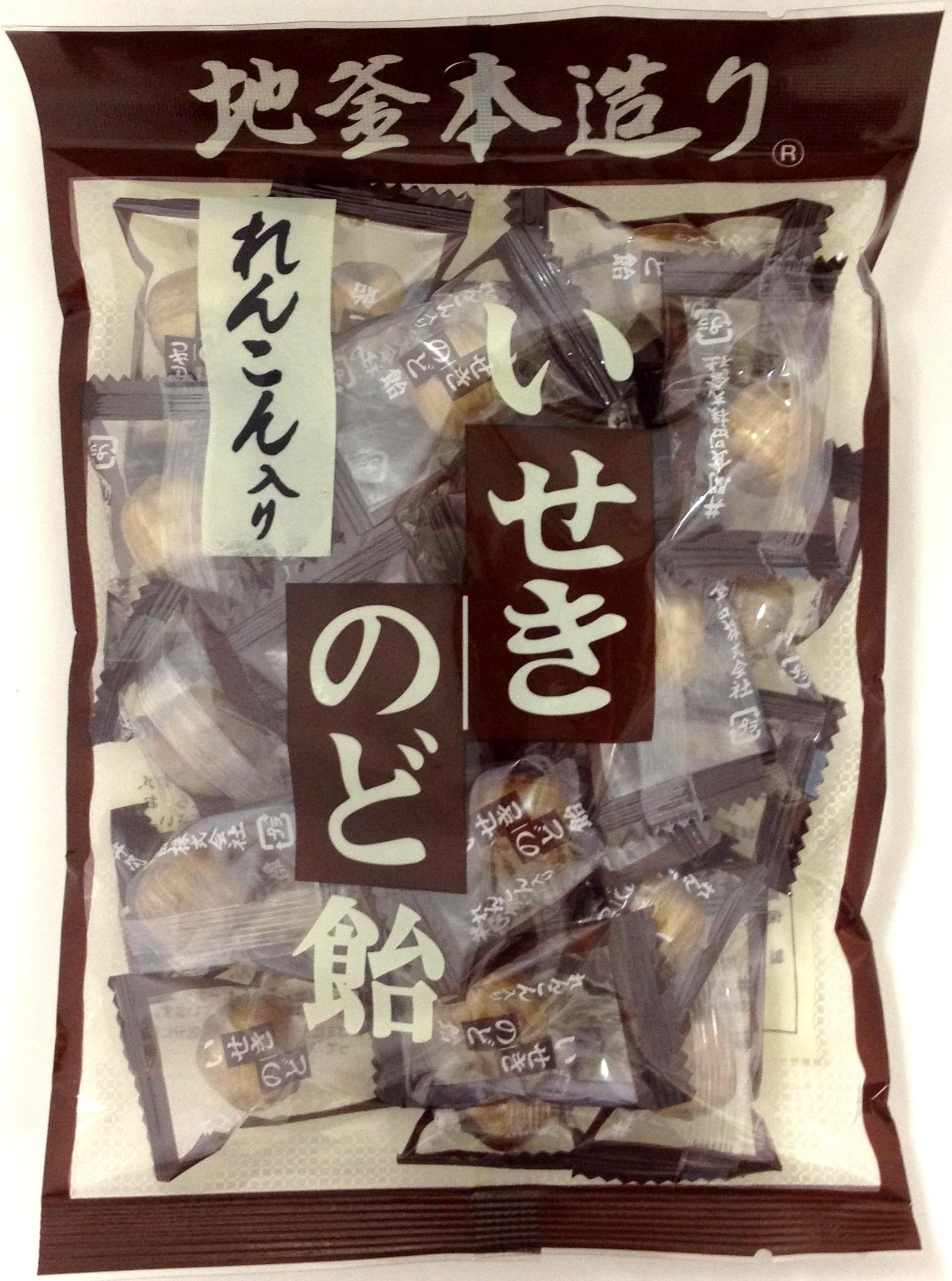Throat candy 120gX10 bags of Iseki food lotus root into ruins