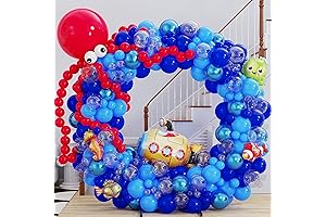 168pcs Under the Sea Party Decorations with Octopus Balloons