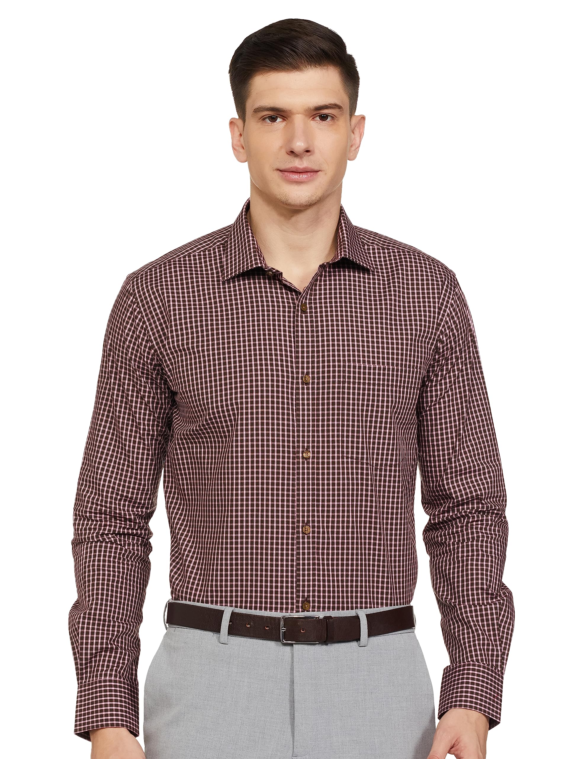 park avenue Men's Cotton Regular Fit Shirt-picture-36