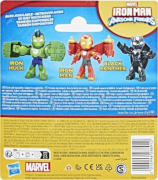 Marvel Iron Man and His Awesome Friends Iron Man Aksiyon Figürü | Aksesuar Dahil | 7,6 cm Süper Kahraman Oyuncağı | 3 Yaş ve Üzeri Çocuklar İçin